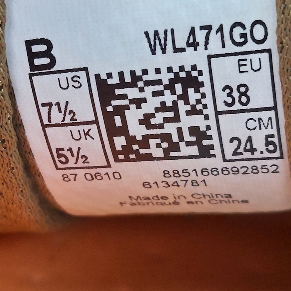 New Balance 471 WL471GO Sz. 7.5 Running Shoes Women's. - Picture 5 of 6